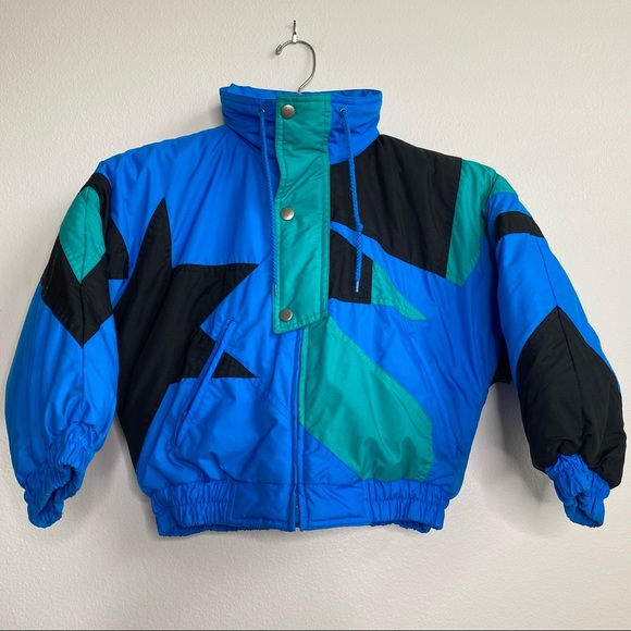 Apparatus Studio Other - Kids Apparatus Hooded Puffer Snow Ski Zip & Snap Closure